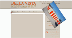 Desktop Screenshot of bellavistaministorage.com